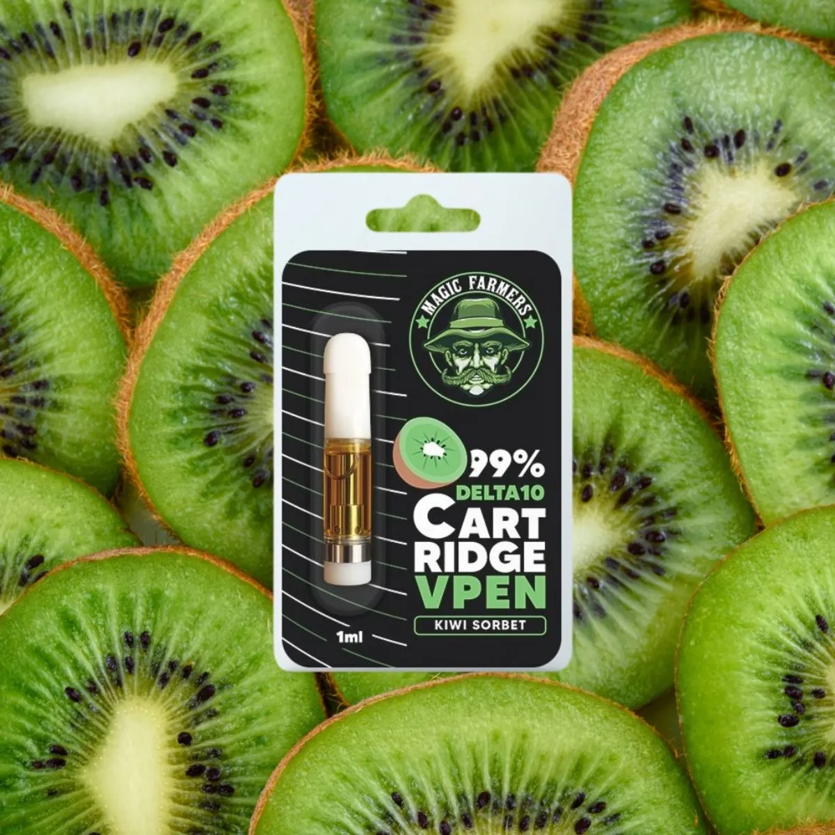 Cartridge - Delta10 - Kiwi Sorbet - 1ml