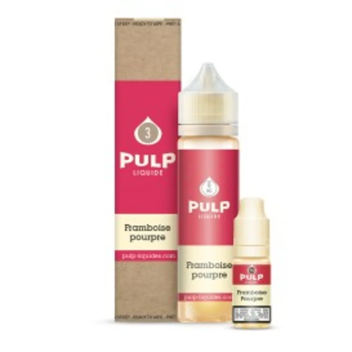 Pack 60ml - Pulp - Framboise Pourpre